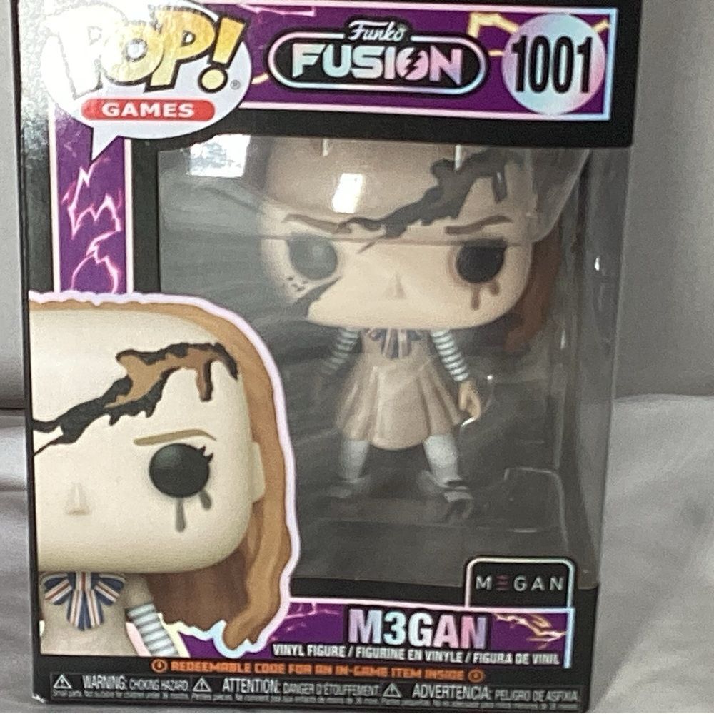 Funko Fusion M3GAN Vinyl Figure with Black and Brown Accents Brand New